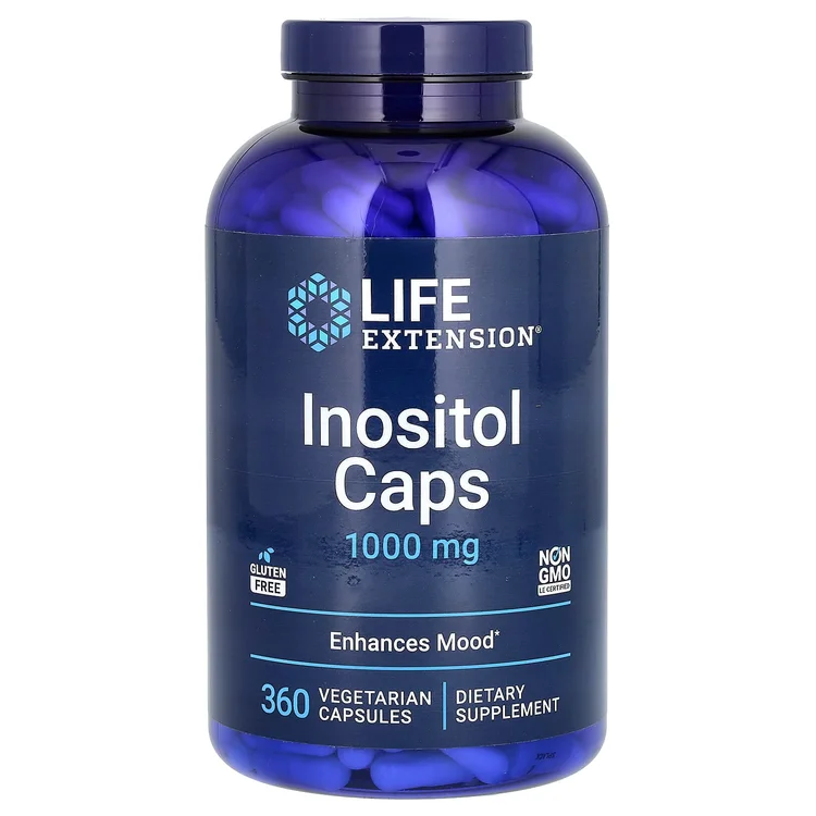 Inositol Caps, 1,000 mg, 360 Vegetarian Capsules image 1