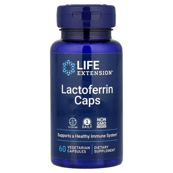 Lactoferrin Caps, 60 Vegetarian Capsules (300 mg per Capsule)