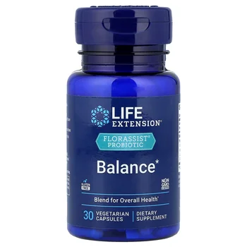 FLORASSIST® PROBIOTIC, Balance, 30 Vegetarian Capsules