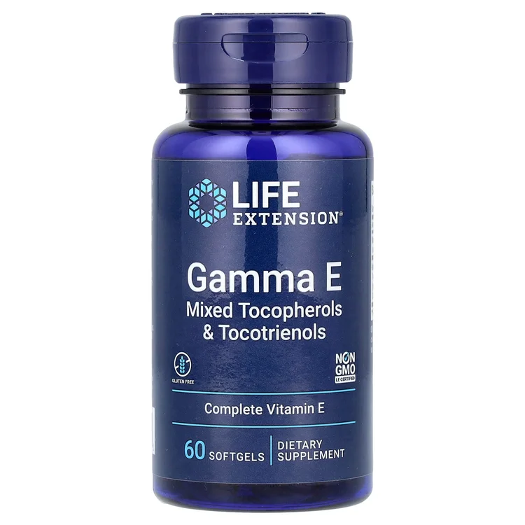Gamma E, Mixed Tocopherols & Tocotrienols, 60 Softgels image 1