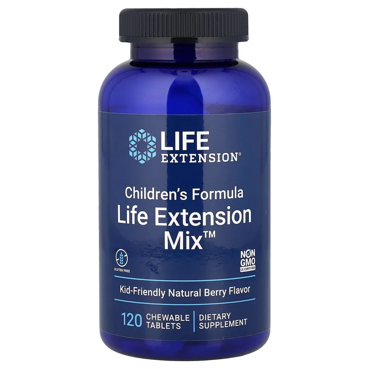 Children's Formula, Life Extension Mix™, Natural Berry, 120 Chewable Tablets image 1
