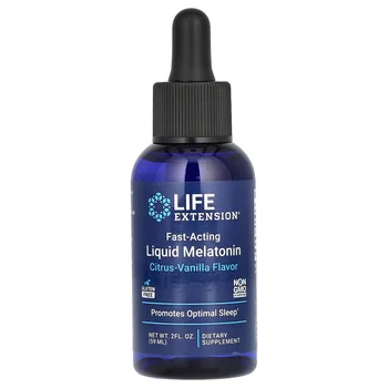 Fast-Acting Liquid Melatonin, Citrus-Vanilla, 2 fl oz (59 ml)