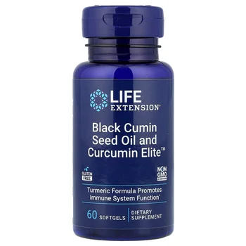 Black Cumin Seed Oil and Curcumin Elite™, 60 Softgels