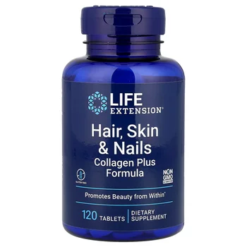 Hair, Skin & Nails, Collagen Plus Formula, 120 Tablets