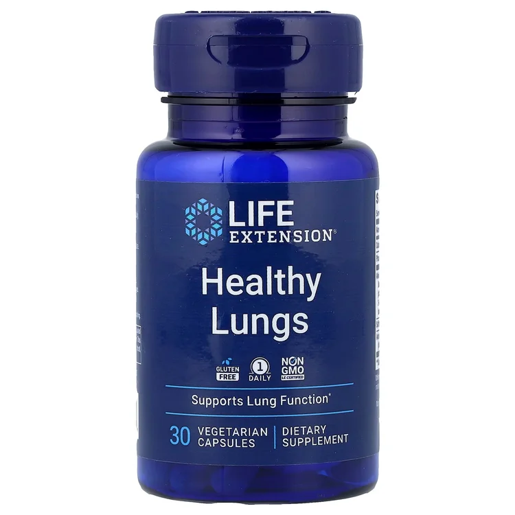 Healthy Lungs, 30 Vegetarian Capsules image 1