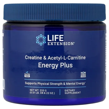 Creatine & Acetyl-L-Carnitine, Energy Plus, 0.51 lb (233 g)