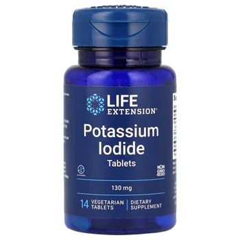 Potassium Iodide, 130 mg, 14 Vegetarian Tablets