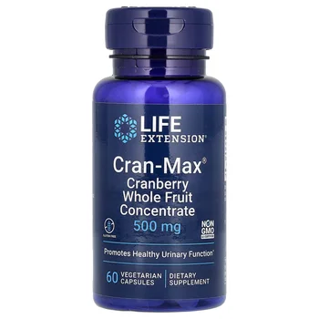 Cran-Max, Cranberry Whole Fruit Concentrate, 500 mg, 60 Vegetarian Capsules