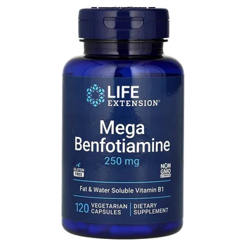 Mega Benfotiamine, 250 mg, 120 Vegetarian Capsules