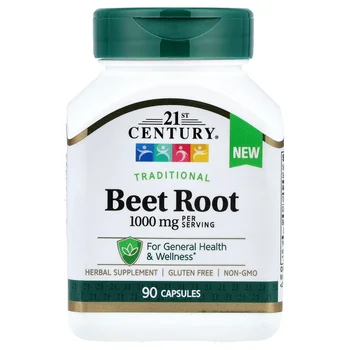Beet Root, 90 Capsules (500 mg per Capsule)