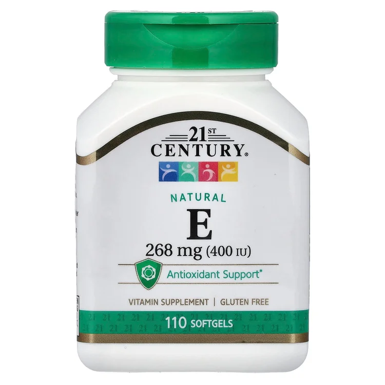 Natural Vitamin E, 268 mg (400 IU), 110 Softgels image 1