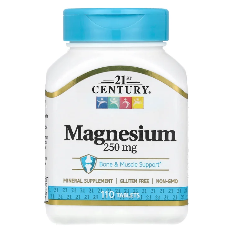Magnesium, 250 mg, 110 Tablets image 1
