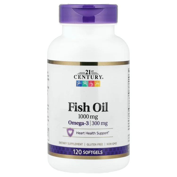Fish Oil, 1,000 mg, 120 Softgels image 1