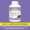 600 + D3 Plus Minerals, Fruit Punch, 75 Tablets image 4