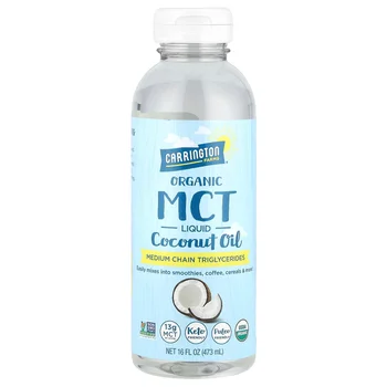 Organic MCT Liquid Coconut Oil, 16 fl oz (473 ml)