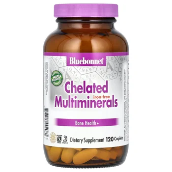 Chelated Multiminerals, Iron Free, 120 Caplets