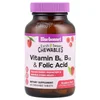 Earth Sweet® Chewables, Vitamin B6, B12 & Folic Acid, Raspberry, 60 Chewable Tablets image 1