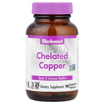 Chelated Copper, 3 mg , 90 Vegetable Capsules
