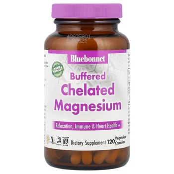 Buffered Chelated Magnesium, 120 Vegetable Capsules (200 mg per Capsule)