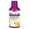 Liquid Calcium, Magnesium Citrate & Vitamin D3, Lemon, 16 fl oz (473 ml) image 1