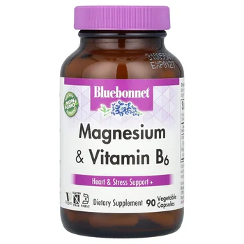 Magnesium & Vitamin B6, 90 Vegetable Capsules