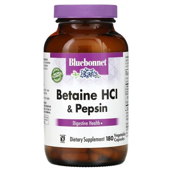 Betaine HCl & Pepsin, 180 Vegetable Capsules