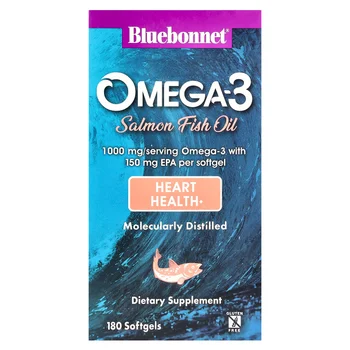 Omega-3 Salmon Fish Oil, 1,000 mg, 180 Softgels