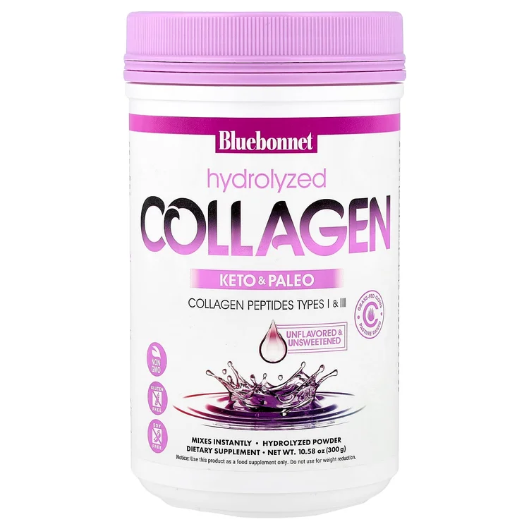 Hydrolyzed Collagen Powder, Unflavored, 10.58 oz (300 g) image 1