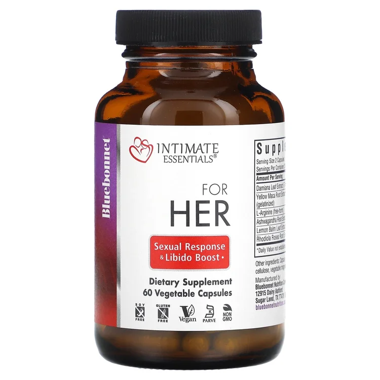Intimate Essentials, For Her, 60 Vegetable Capsules image 1