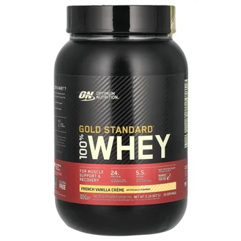 Gold Standard® 100% Whey, French Vanilla Creme, 2 lb (907 g)