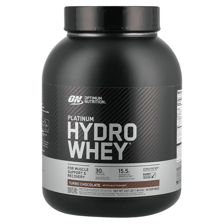 Platinum Hydro Whey®, Turbo Chocolate, 3.61 lb (1.64 kg) image 1