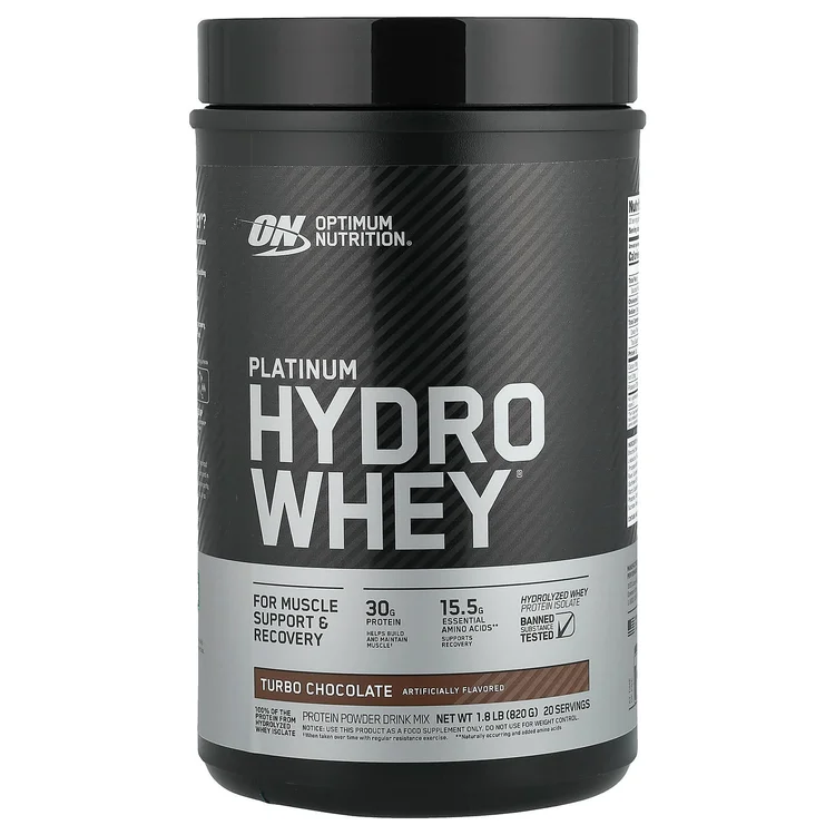 Platinum Hydro Whey®, Turbo Chocolate, 1.8 lb (820 g) image 1