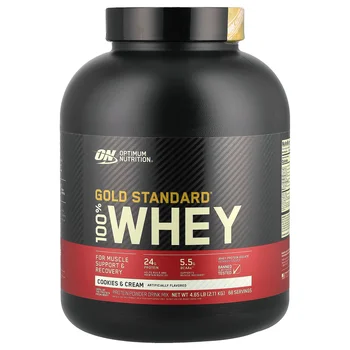 Gold Standard® 100% Whey, Cookies & Cream, 4.65 lb (2.11 kg)