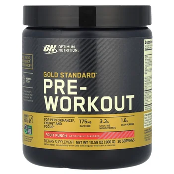 Gold Standard® Pre-Workout, Fruit Punch, 10.58 oz (300 g)