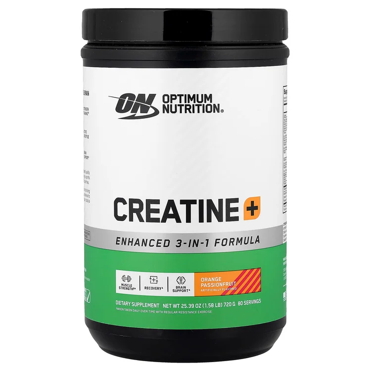 Creatine+, Orange Passionfruit, 1.58 lb (720 g) image 1