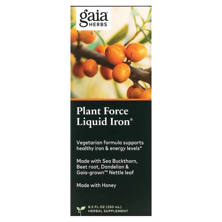 Plant Force Liquid Iron, 8.5 fl oz (250 ml) image 1