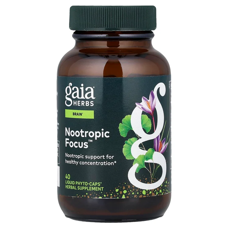 Nootropic Focus™, 40  Liquid Phyto-Caps® image 1
