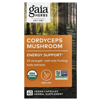 Cordyceps Mushroom, 40 Vegan Capsules