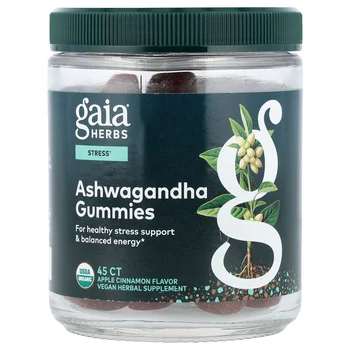 Ashwagandha Gummies, Apple Cinnamon, 45 Gummies