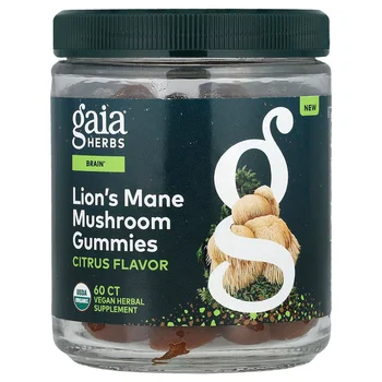 Lion's Mane Mushroom Gummies, Citrus, 60 Gummies