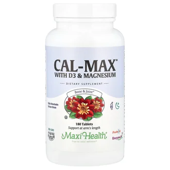 Cal-Max™ With D3 & Magnesium, 180 Tablets
