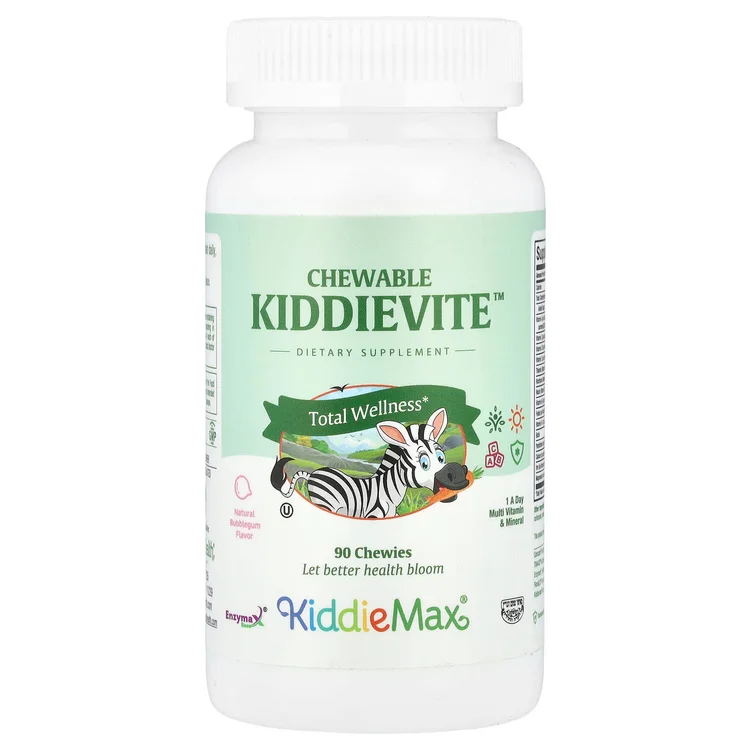 KiddieMax® Chewable Kiddievite™, Natural Bubblegum, 90 Chewies image 1