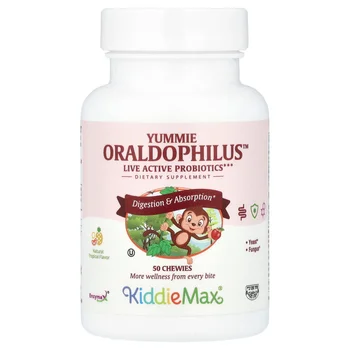 KiddieMax® Yummie Oraldophilus™, Natural Tropical, 50 Chewies