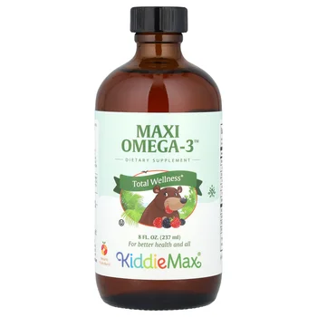 KiddieMax® Maxi Omega-3™, Natural Fruity Burst, 8 fl oz (237 ml)