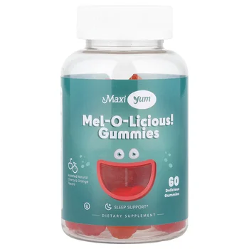 Mel-O-Licious! Gummies, Natural Cherry & Orange, 1 mg, 60 Gummies