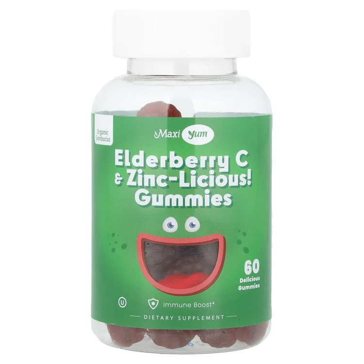 Elderberry C & Zinc-Licious! Gummies, 60 Gummies image 1