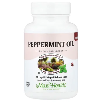 Peppermint Oil, 60 Liquid Delayed Release Caps