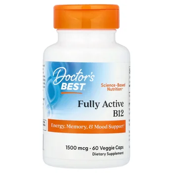 Fully Active B12, 1,500 mcg, 60 Veggie Caps