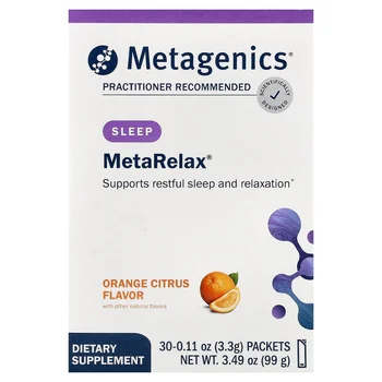 MetaRelax®, Orange Citrus, 30 Packets, 0.11 oz (3.3 g) Each