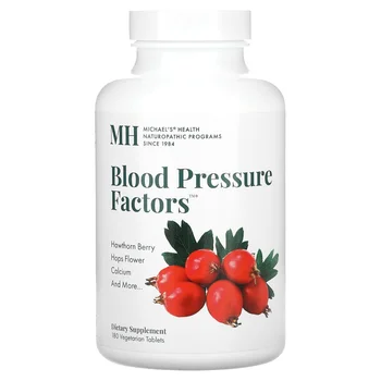 Blood Pressure Factors, 180 Vegetarian Tablets